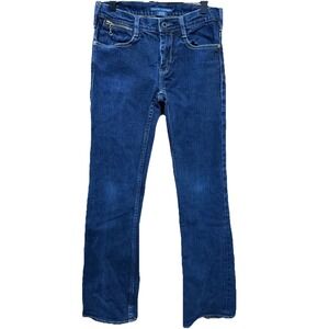 Ralph Lauren Blue Label Tribeca 114 Women's Size 26 Dark Wash Denim Blue Jeans